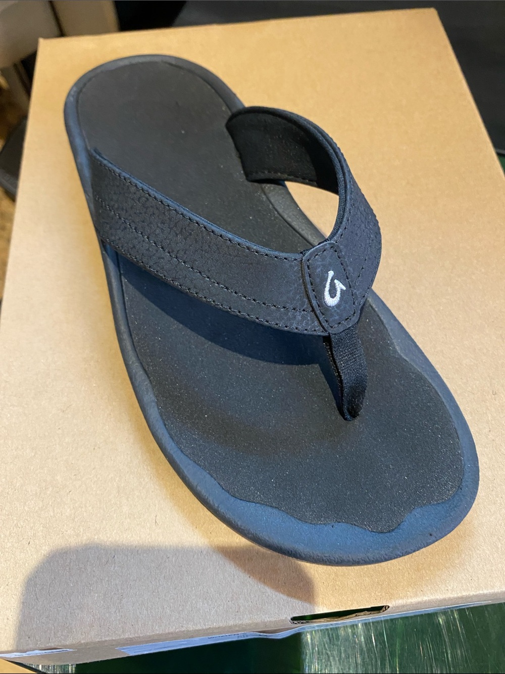 W’s Ohana Black Flip Flops